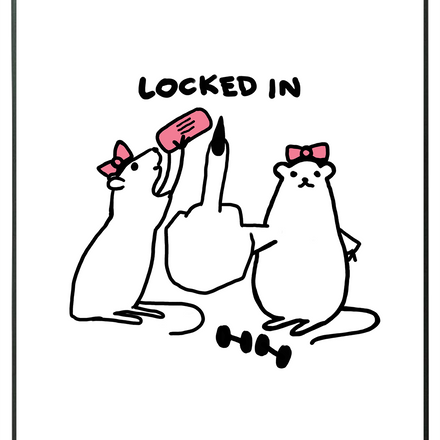 LOCKED IN PRINT