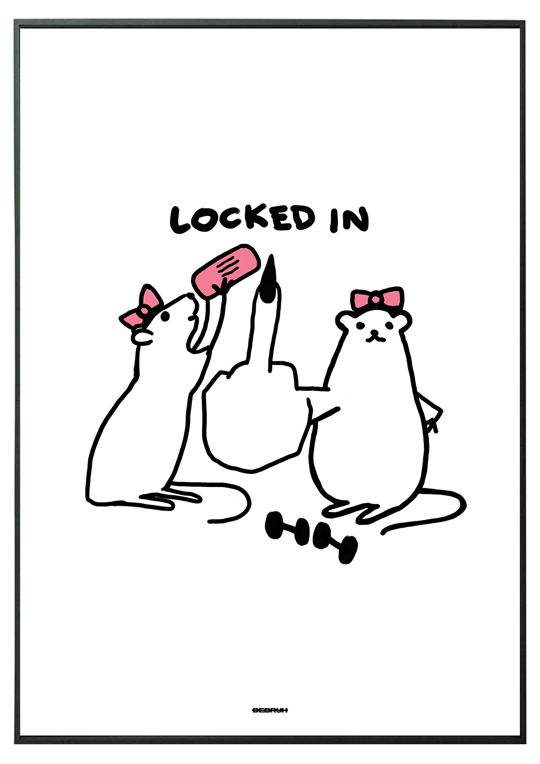 LOCKED IN PRINT