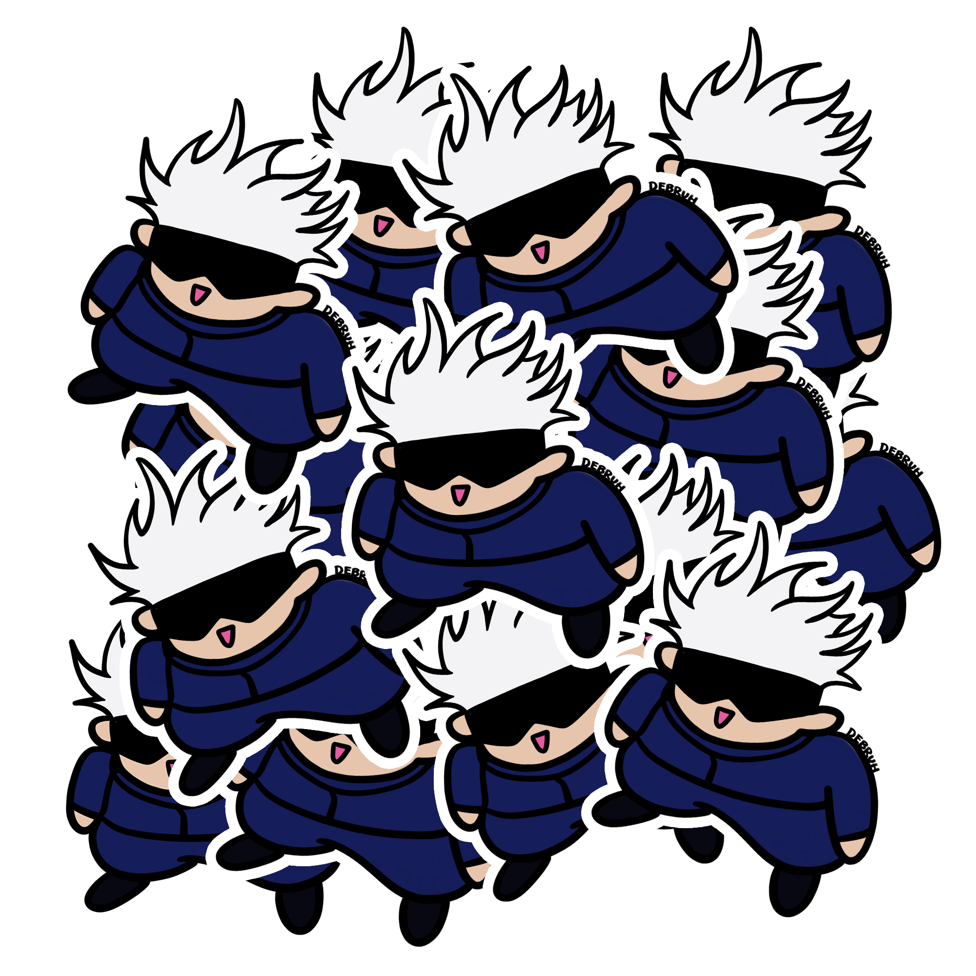 SQUASHED STICKERS